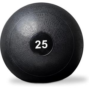 REP Weighted Slam Balls | Exercise and Fitness Balls for Strength Training, Soft Rubber Grip, Non-Bounce Medicine Ball | Cross Fit, Home Gym, Fitness, and Core Workouts, 25lb