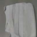 Yotache White Magnetic Screen Door Fit Doors 32 x 78, Screen Size 34" x 79" Upgraded Anti-Tearing Polyester Mesh French Door Screens with Magnets (White & Middle Opening)