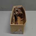 Soda Knit ~ Women Square Toe H-Band Flat Slide Sandals 10