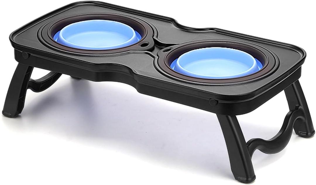 raised Dog Food Bowl Set, Elevated Silicone Pet Food Bowl with Stand for Dogs and Cats raised Dog Food Bowl Set, Elevated Silicone Pet Food Bowl with Stand for Dogs and Cats