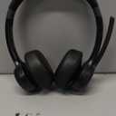 TECKNET Wireless Headset, Bluetooth Headset with Noise Cancelling Microphone - Rechargeable Bluetooth V5.2 Headphones, 50H Playtime & Mic Mute, On Ear Headphones for Trucker/Remote Work/Call Center (Deep Black)