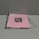 Spbapr Large Photo Album Self Adhesive 3x5 4x6 5x7 8x10 Pictures Magnetic Scrapbook 40 Blank Pages Linen Cover DIY Album with A Metal Pen (Pink)