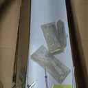 2-Pack Floating Shelves 36" x 8" x 1", White - Reforested Natural Wood Shelves - Thin Floating Shelf Easy Install - Decorations for Bedroom, Bathroom, or Kitchen - Modern Minimalist Aesthetic Decor