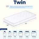 Neo Sleep Twin Size Mattress, 8 Inch Hybrid Comfort & Supportive Mattress in a Box, Cooling Gel Memory Foam and Spring with Pressure Relief, CertiPUR-US Certified