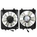 Silscvtt 2 Pcs Radiator Cooling Fan and A/C Condenser Fan Set HO3115155 Replacement for Honda CR-V 2010-2011