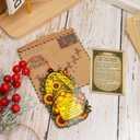 4 x Funny Christmas Ornaments, Gnome Ornaments - gnome Christmas Ornaments - Gnomes Gifts for Women - Fall Christmas Ornament 2025 - Christmas Ornament - White Elephant Gifts (G2)