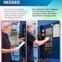 Magnetic Tap Drill Recommendations Chart 6" x 9" | SAE & ISO Drill Bit Sizes with Decimal Equivalents | Quick Reference for CNC Machinists Shop, Garage, Toolbox | Made in Canada | Useful Magnets