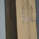 WINGBO 72" Large DC Ceiling Fans with Lights and Remote, 3 Downrods, 8 Plywood Blades, 6-Speeds Reversible DC Motor, 3CCT, Indoor Ceiling Fan for Bedroom Living Room Patio, Brass and Black