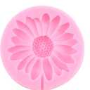 3 x Mujiang Orchid & Chrysanthemum Flower Fondant Molds Set of 4 - Silicone, Food Grade, Easy to Use & Clean, Heat Resistant - Perfect for Cake Decorating, Cupcake Toppers, Candy & Chocolate