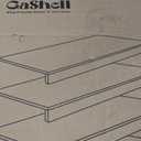 Gashell Wire Shelf Covers, Bamboo Wire Rack Covers for Pantry, Closet (4pcs, 40" W x 16" D)