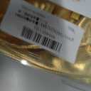 Girls Metallic Shorts Shiny Hot Pants for Dance Gymnastics Sparkly Shorts with Sunglasses (Yellow)