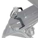 Snack Tray Compatible with Bugaboo Butterfly 1 Stroller, Transparent Tray Detachabl to Clean, Quick Install, Folds with Stroller