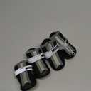 QUMY Dog Shoes for Small Dogs, Puppy Dog Boots & Paw Protectors for Winter Snow Day, Summer Hot Pavement, Waterproof in Rain Weather, Ourdoor Hiking, Indoor Hardfloor with Skid-Resistant Sole Black 3