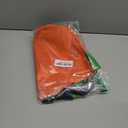 Halloween Trick or Treat Candy Bags LED Light Up Pumpkin Bucket, Collapsible Reusable Candy Basket, Fabric Tote Gift Goody Bags for Kids Halloween Party (Orange)