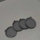 SINGARO Car Cup Holder Coaster, Silicone Cup Holder Insert, Universal Non-Slip Cup Holders, Car Accessories Interior for Women and Man 4 Pack Gray