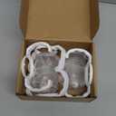 Straw Sippy Cup Conversion Kit for Dr Brown Narrow Nack Baby Bottles, Soft top and Weighted Ball Transition Cup Kit with Handles, Set of 4