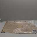 27.5 in. x 15.5 in. Centre Drain Sink Protector with Supersoft Silicone Feet in 304 Grade Stainless Steel