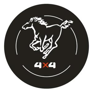 Galloper 4X4 for Ford Bronco and Ford Cars SUVs Spare Tire Cover, Spare Wheel Cover, Waterproof Sun-Proof Dust-Proof and Anti-UV Anti-Dirty Non-Scratch Tire Protector (M: 225/65R17, 235/65R17)