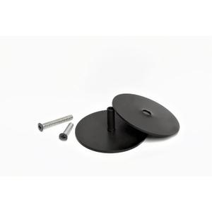 Door Knob Filler Plate | Dummy Deadbolt Lock Cover | No Show Screws | 2-5/8" Diameter | Adjustable Filler Plate | 1 Pack (Oil Rubbed Bronze)