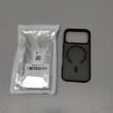 SUPFINE Magnetic for iPhone 17 Pro Max Case (Compatible with MagSafe)(Military Grade Drop Protection) Translucent Matte Shockproof with Anti-Fingerprint Phone Cover, Black