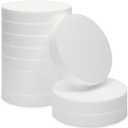 Juvale Foam Circles for Crafts - 6 Inch Round Cake Dummy Discs for DIY Projects (1 Inch Thick, White) 12 Pack