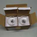 rejomiik 2 Pack Qtip Holder Glass Apothecary Jars with Lids Bathroom Accessories Vanity Organizers and Makeup Storage Canister for Cotton Swabs, Balls, Pads, Floss Picks, Candy, Clear