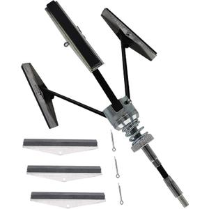 Keepro Engine Cylinder Hone Tool 2"-7" Diameter Adjustable Deglazer with 3-Piece 4" Long Stones 220 Grit Kit