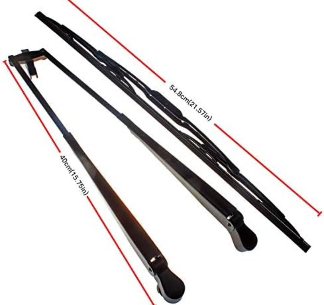 JEENDA Windshield Wiper Arm & Blade 7188371 7188372 for Bobcat Loader 751 753 763 863 864 873 883 963 S100 S130 S150 S160 S175 S205 S220 S250 S300 S330 T110 T140 T180 T190 T200 T250 T300 T320