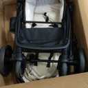 Trenana 2 in1 Baby Stroller,High Landscape Infant Stroller,Reversible Bassinet Stroller,Adjustable Backrest & Canopy,Foldable Aluminum Alloy Anti-Shock for Newborn (620-Khaki)