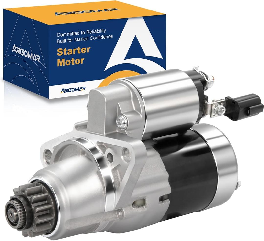 Starter Motor Replacement for Altima & Sentra 2.5L | 1.4kW 12V CCW 13-Tooth Mitsubishi PMGR | Replaces 23300-8J000, M000T60781  Model 17835