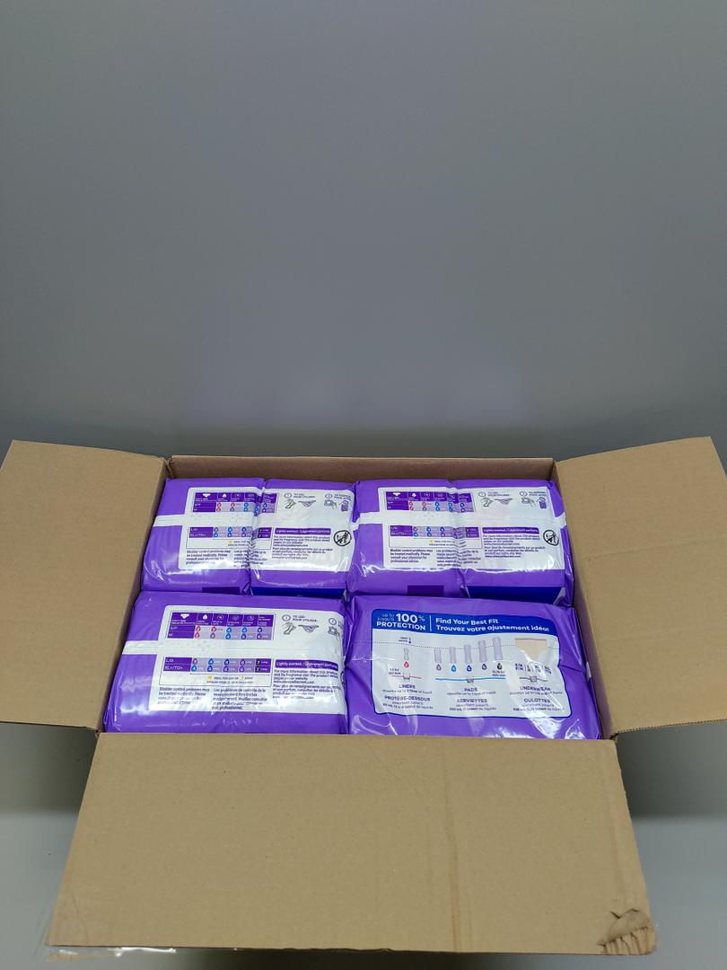 Always Discreet Adult Incontinence Pads for Women, Extra Heavy Absorbency, Long Length, Postpartum Pads, 112 Count (4 Packs of 28)