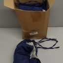 Tudomro 4 Pcs Outdoor High Back Chair Cushion Covers (Not Includes Cushion) Waterproof Patio Replacement Rocking Chair Slipcover Seat Pad Cover with Tie for Furniture (Navy Blue,44'' X 21'')