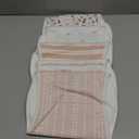 Organic Burp Cloths Baby Boy & Girl - 5-Pack Super Absorbent Cotton Burping Cloths for Babies, Soft & Plush Newborn Spit Up Rags, Infant Towels for Milk Spit Up, Unisex, Large 21" x 10" (Sweet Charm)