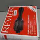 REVLON One-Step Volumizer, Blow Dryer Brush for Easy Salon-Style Blowouts, Revlon Blow Dry Brush is Great for All Hair Types and Lengths (Black) (1.0 VOLUMIZER)