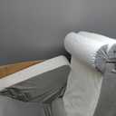 Vekkia 21" Reading Pillow for Sitting in Bed  60 Ergonomic Wedge Back Pillow, XL Side Pockets, Support Chair for TV, Gaming, Working, Nursing, Recovery in Bed, Floor, Dorm, Great Gift Idea (21 in(4'11" - 5'11"), Gray/White)