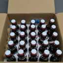 25Pcs 4 oz Amber round Mini Swing Top Glass Bottles with Stoppers Small Flip Top Bottles with Airtight Lids for Crafts Decoration Wedding Themed Party Favors (25)