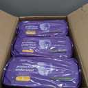 Amazon Basics Incontinence Underwear for Women, Maximum Absorbency, Fresh Protection, Postpartum, Disposable, Odor Protection, Comfortable Fit, Large, Lavender, 54 Count (3 Packs of 18)