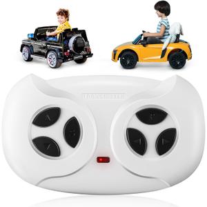 Saillong 2.4G Remote Control for Kids Electric Car, White Remote Control for 12V Electric Ride On Car/Truck/Toddler Cars, Controller Transmitter Accessories Compatible with JR1603, JR1602FCC, HY2012