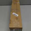 Black Curtain Rods for Windows 48 to 84 Inches Adjustable Heavy Duty 1" Diameter Window Curtain Rod with Decorative Finials for Outdoor Farmhouse Bedroom Kitchen Living Room