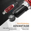 SYOWADA 210mm Front Shock Absorber Shocker Suspension Replacement for Quad ATV Spring Damping 2PCS