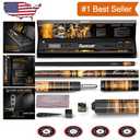 Legendary Clans Edition: 58" Canadian Maple Pool Cue with Dual Compartment Case