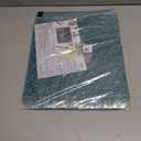 Silicone Sink Protector for Kitchen Bathroom Sink, 2 Pack 13.58"x 11.6" Heat-resistant Mat, Non-Slip and Durable Silicone Protectors, Center Drain (Green)