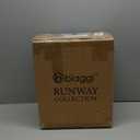 biaggi Runway Hybrid Expandable Underseat Carry-On Lightweight TSA-Approved Polycarbonate Travel Bag, Perfect for Getaways & Long Weekends (Expandable Underseater, Midnight Blue)