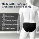 Beverly Hills Polo Club mens Beverly Hills Polo Club Men's 5 Pack Low Rise Brief (Medium, Navy, Dark Shadow, Grey, Bright Blue, Black)