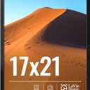 LaVie Home 17x21 Picture Frame for Wall Display, 17x21 Black Picture Frame with HD Plexiglas, 17 x 21 Poster Frame 1 Pack, Display Frame for Vertical or Horizontal, Classic Collection