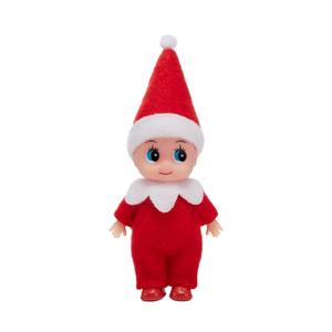 JOYIN 1 Pack Christmas Red Tiny Elf Soft Plush Toy for Adults Kids Accessories Party Favors Xmas Party Supplies Christmas Decor, Xmas Gift
