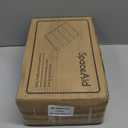 SpaceAid Spice Drawer Organizer with 28 Spice Jars, 386 Spice Labels, 4 Tier Seasoning Rack Tray Insert for Kitchen Drawers, 13" Wide x 17.5" Deep