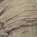 Buryeah 12 Pcs Cheesecloth Table Runner Boho Gauze Table Runner Bulk Rustic Cheese Cloth Long Romantic Tablecloth for Wedding Bridal Shower Birthday Decor(Champagne,28 x 120 Inch)