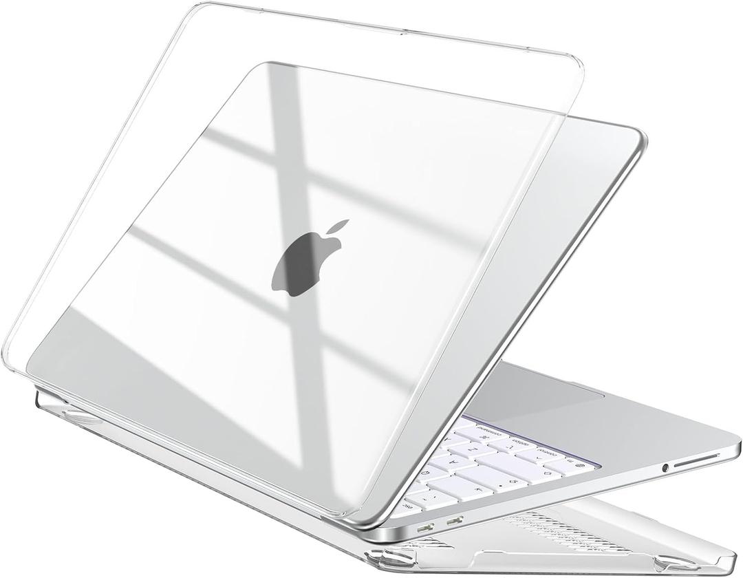 EooCoo for MacBook Neo Case 13 inch 2026 Model A3404 with A18 Pro chip, Lightweight Scratch Resistant Sturdy Hard Shell Protective Case Cover Laptop Accessories, Crystal Clear