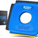 PetLovers EzFur - 4 in 1 Pet Hair Remover & Car Detailer - Silicone and Copper for Deep Carpet & Car Interior Revival, Reusable Multi-Surface Tool for a Cleaner Car & Home